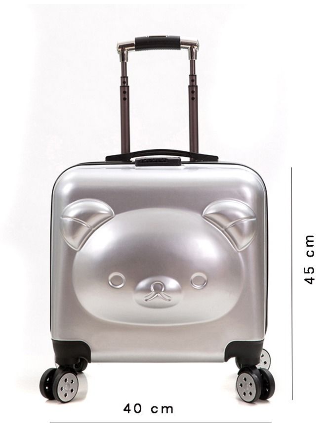 Kids Luggage Travel Suitcase Children's Carry on Luggage 20 inch Cartoon Rolling Trolley Case Ride on Wheeled Suitcase for Children Toddlers Boys Girls