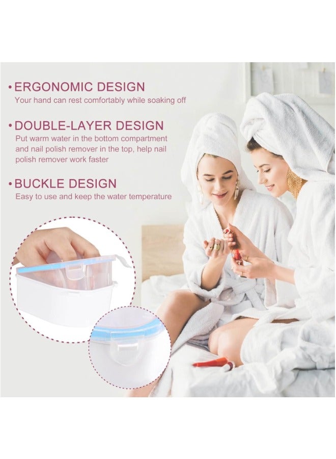 Globalstar Nail Soaking Bowl Set - The Perfect Solution for Effortless Manicures and Gel Polish Removal