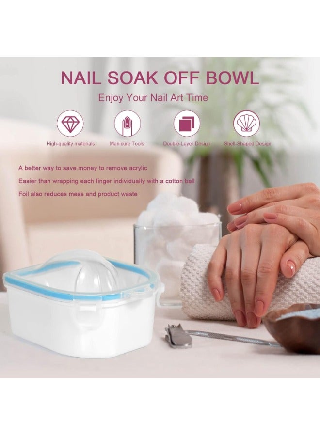 Globalstar Nail Soaking Bowl Set - The Perfect Solution for Effortless Manicures and Gel Polish Removal