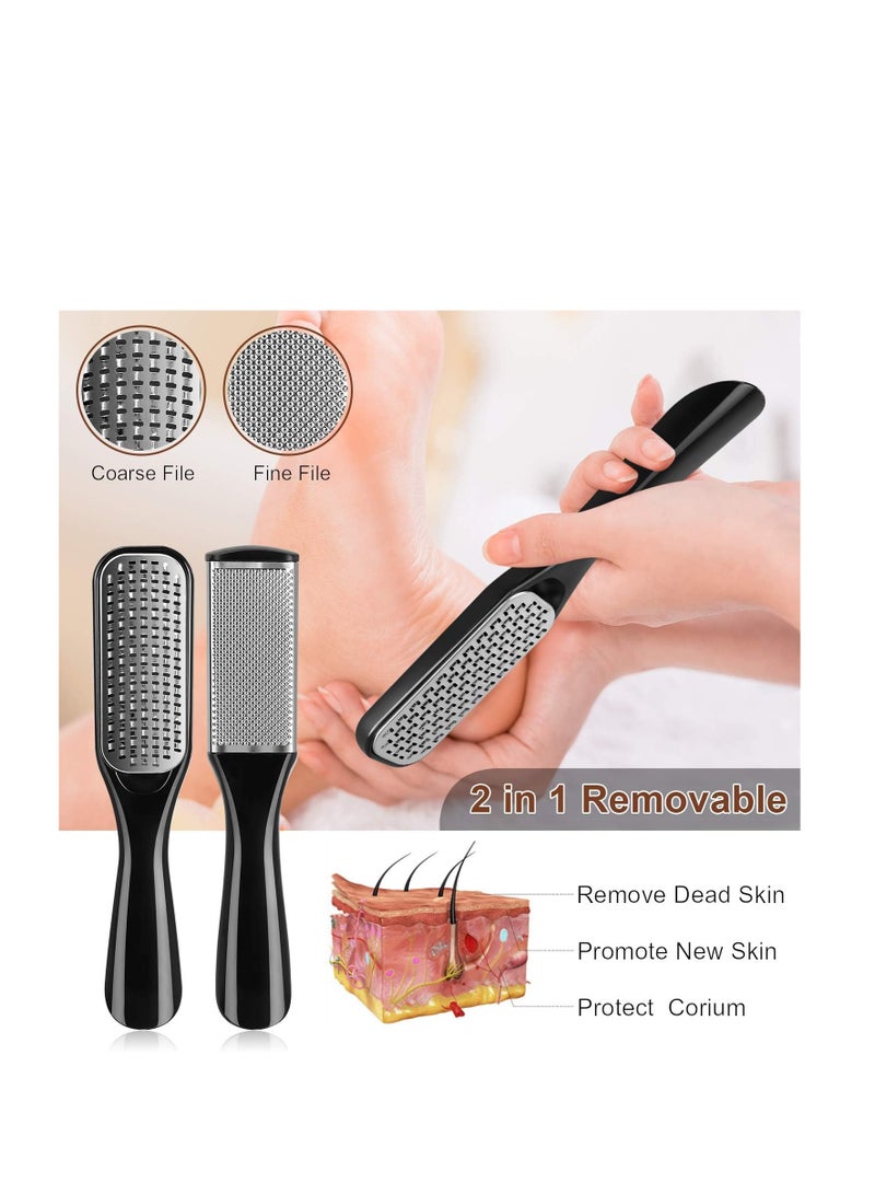 Professional Pedicure Kit, Rosmax 36 in 1 Pedicure Tools Stainless Steel Washable Foot Care Kit Dead Skin Remover Foot Spa Set at Home