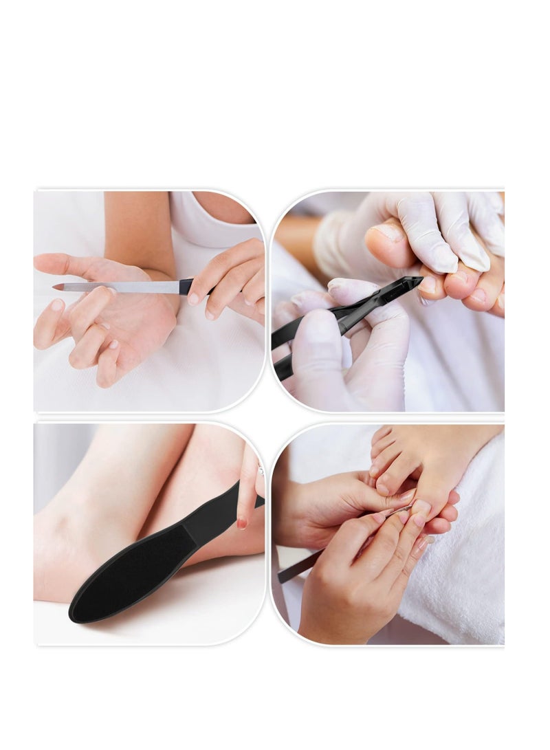 Professional Pedicure Kit, Rosmax 36 in 1 Pedicure Tools Stainless Steel Washable Foot Care Kit Dead Skin Remover Foot Spa Set at Home