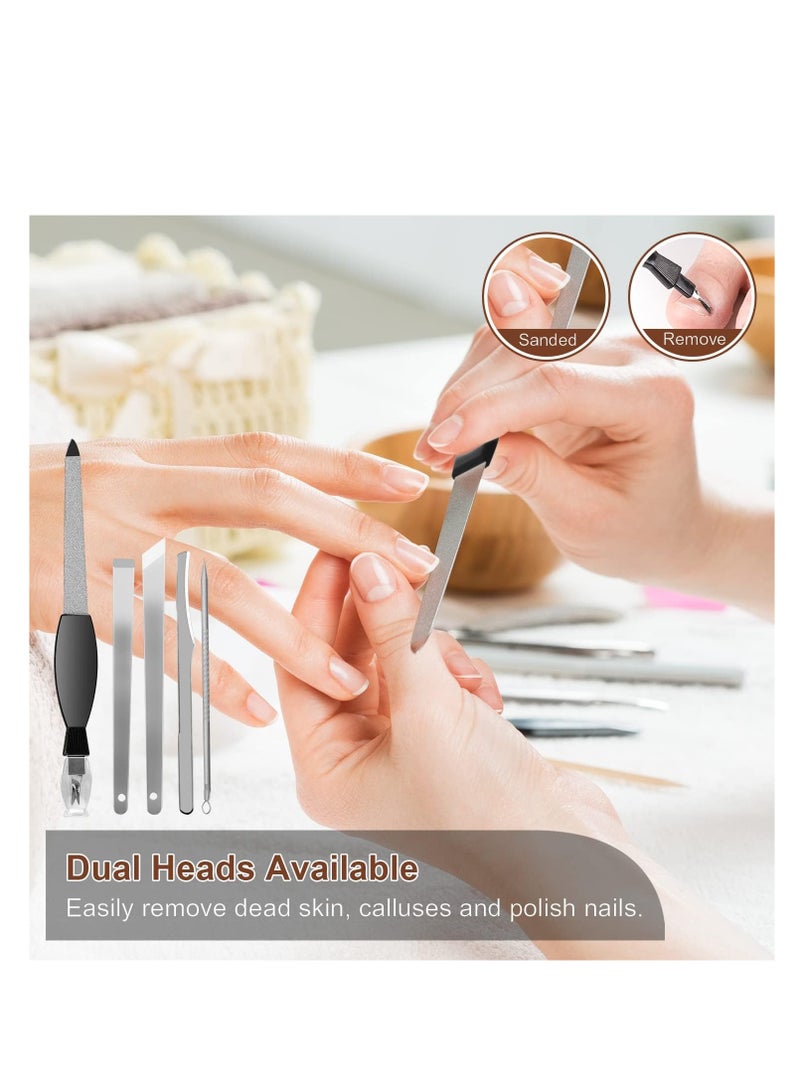 Professional Pedicure Kit, Rosmax 36 in 1 Pedicure Tools Stainless Steel Washable Foot Care Kit Dead Skin Remover Foot Spa Set at Home