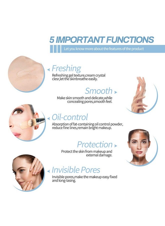 Primer Face Foundation Primers,Face Primer For Makeup Long Lasting Hydrating Smoothing Isolated Moisturizing Oil Free Effect Make Up Base Matte Makeup Primer (6Ml)