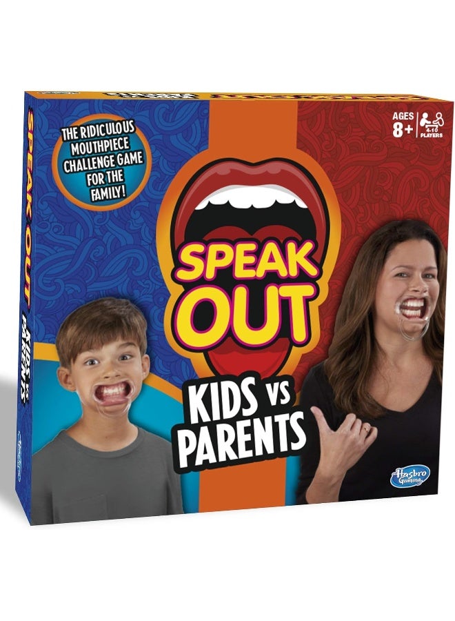 Hasbro Speak Out Kids VS Parents Game - 8 Years & Above (Multi Color C31451020)