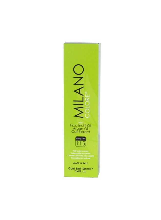 Milano Colore Nourishing Hair Coloring Treatment Permanent Hair Dye Hair Color Cream (Peroxide Cream Not Included) 8.4 Light Blonde Copper 100Ml/3.4 Oz