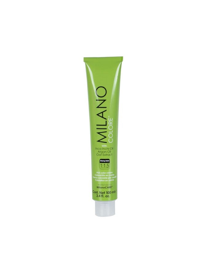 Milano Colore Nourishing Hair Coloring Treatment Permanent Hair Dye Hair Color Cream (Peroxide Cream Not Included) 8.4 Light Blonde Copper 100Ml/3.4 Oz