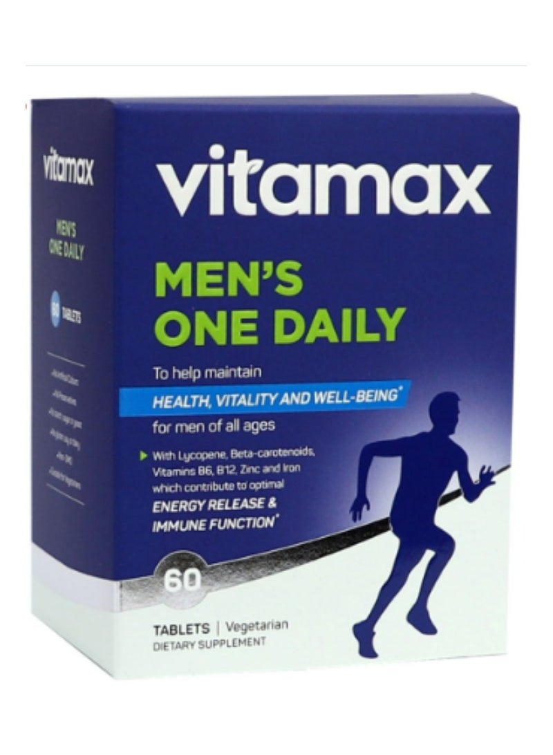 Once Daily Men's Multivitamin Supplement Tablets Pack of 60's