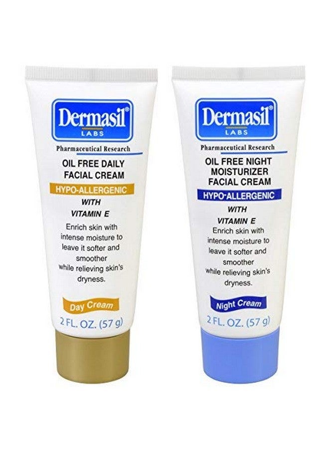Labs Day Oil Free Facial Cream And Night Oil Free Facial Cream Hypoallergenic Vitamin E 2Oz. Tubes
