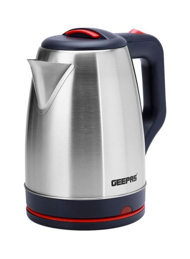1.8L Electric Kettle - Stainless Steel Body| Auto Shut-Off & Boil-Dry Protection | Heats up Quickly & Easily, Fashionable Design| Boil for Water, Tea & Coffee Maker 1.8 L 1500 W GK38042 Silver/Black