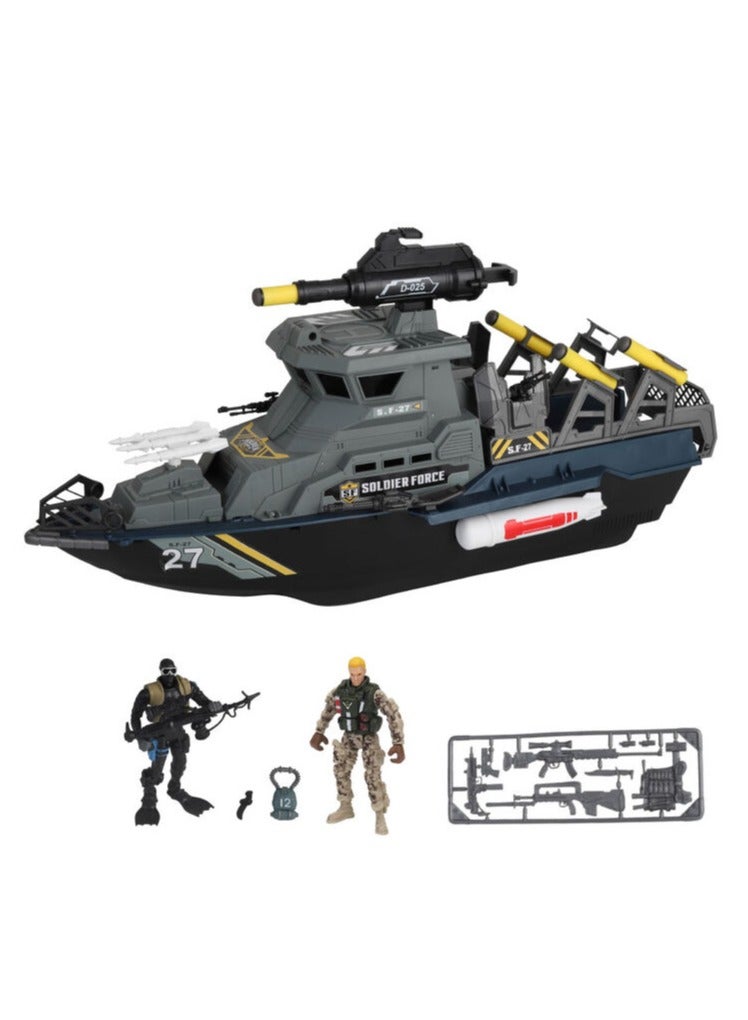 Naval Combat Battleship Playset