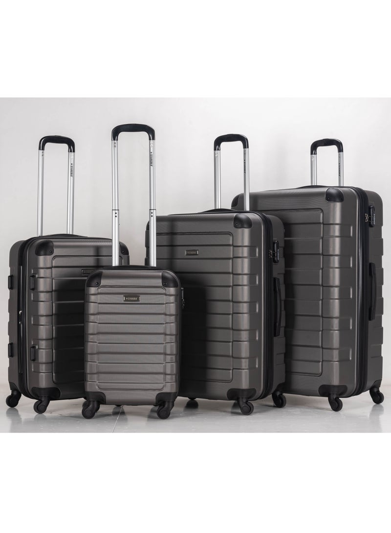 Suitcase Set of 4 PCS ABS Hardside Travel Luggage Bag