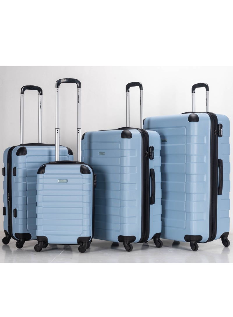 Suitcase Set of 4 PCS ABS Hardside Travel Luggage Bag