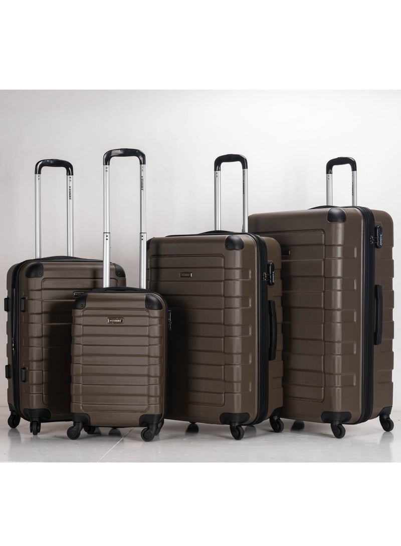 Suitcase Set of 4 PCS ABS Hardside Travel Luggage Bag