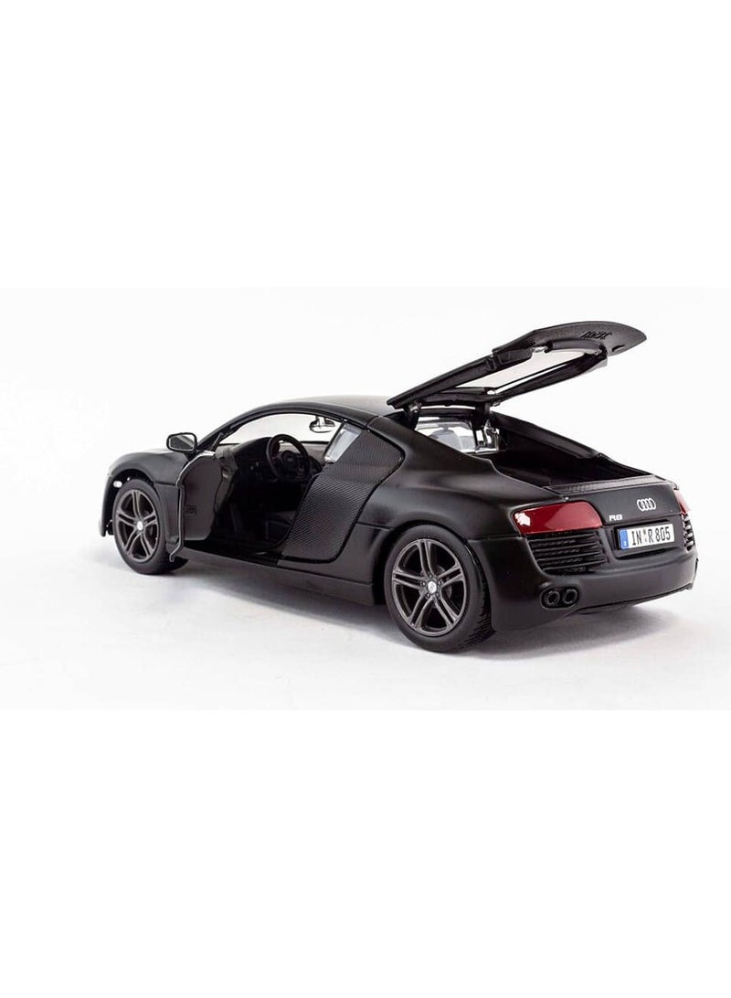 Audi R8 Diecast 1:24 Matte Black Edition