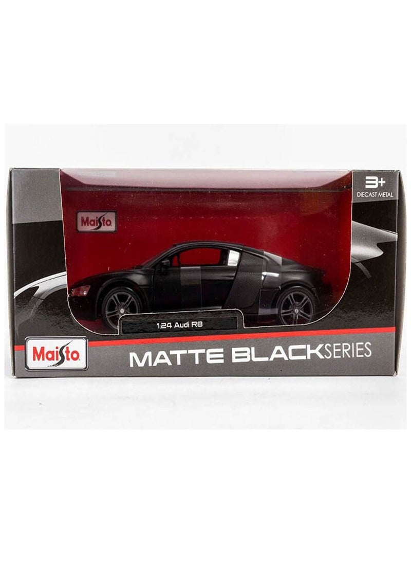 Audi R8 Diecast 1:24 Matte Black Edition