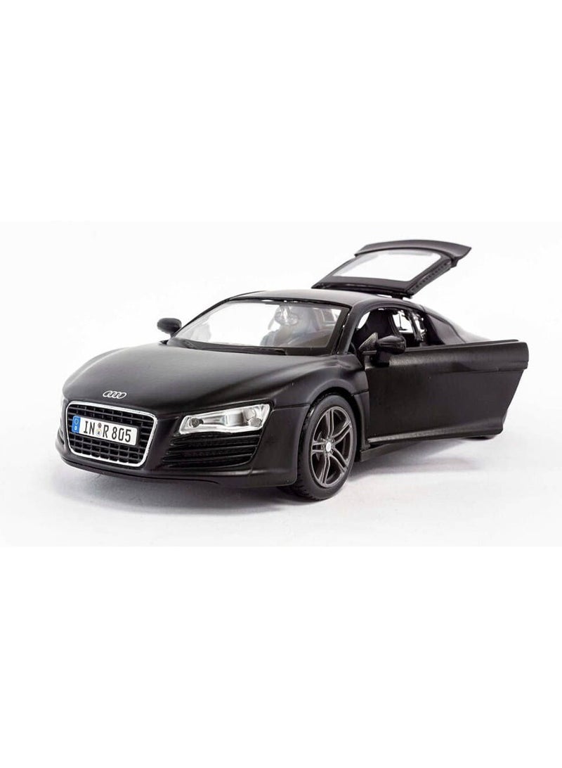 Audi R8 Diecast 1:24 Matte Black Edition