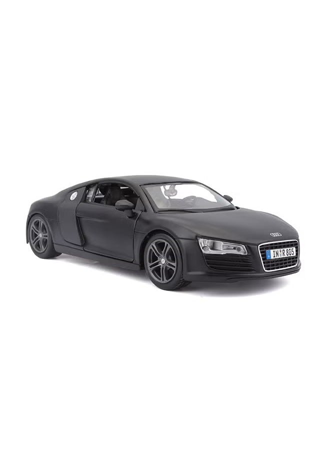 Audi R8 Diecast 1:24 Matte Black Edition