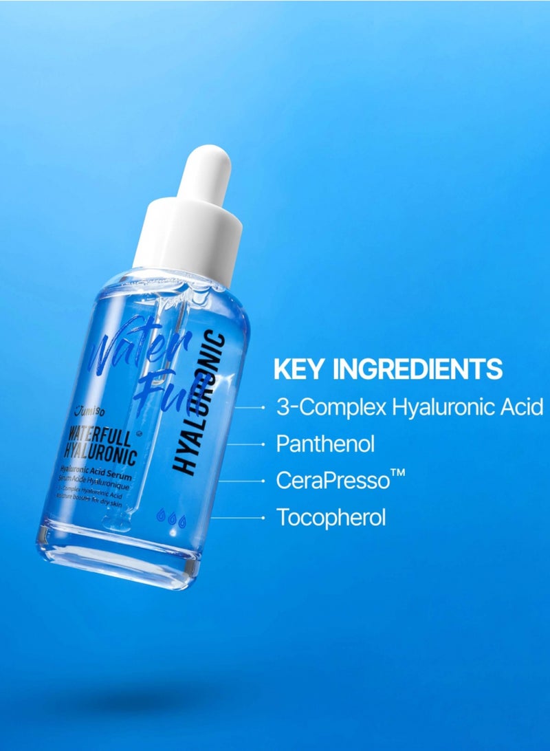 Waterfull Hyaluronic Acid Serum 50ml | Deep Hydration and Plumping Serum for Smooth, Radiant Skin