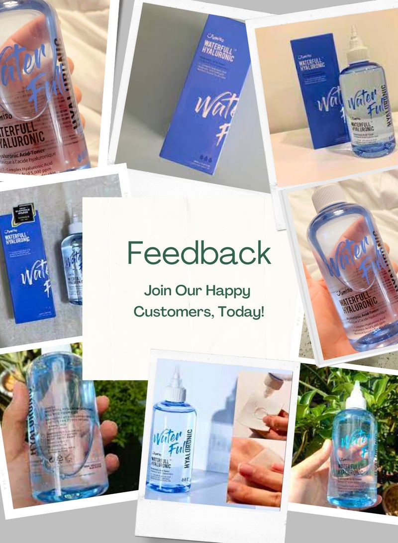 Waterfull Hyaluronic Toner 250ml | Hydrating and Refreshing Toner with Hyaluronic Acid for Balanced, Radiant Skin