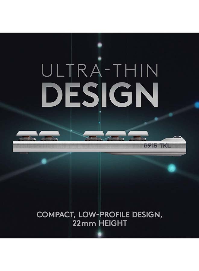 G915 TKL Tenkeyless Wireless RGB Mechanical Gaming Keyboard