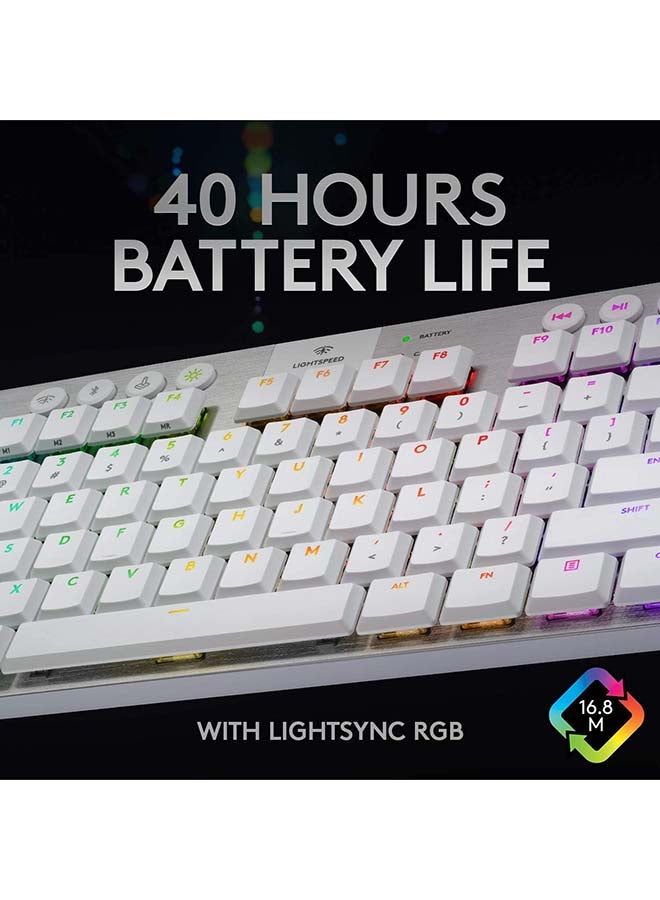 G915 TKL Tenkeyless Wireless RGB Mechanical Gaming Keyboard