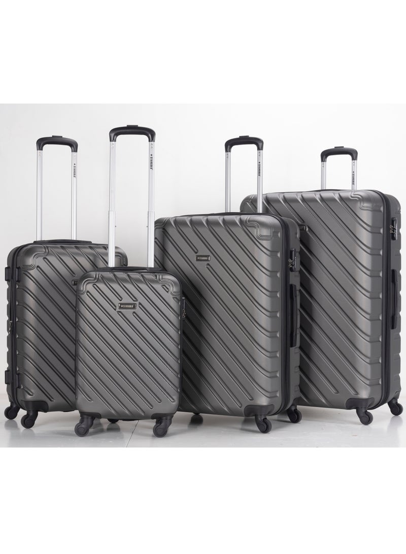 Suitcase Set of 4 PCS ABS Hardside Travel Luggage Bag