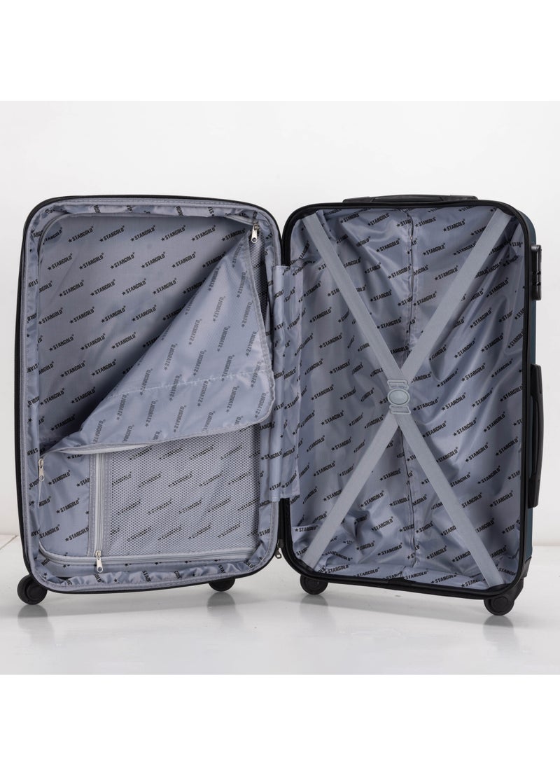 Suitcase Set of 4 PCS ABS Hardside Travel Luggage Bag