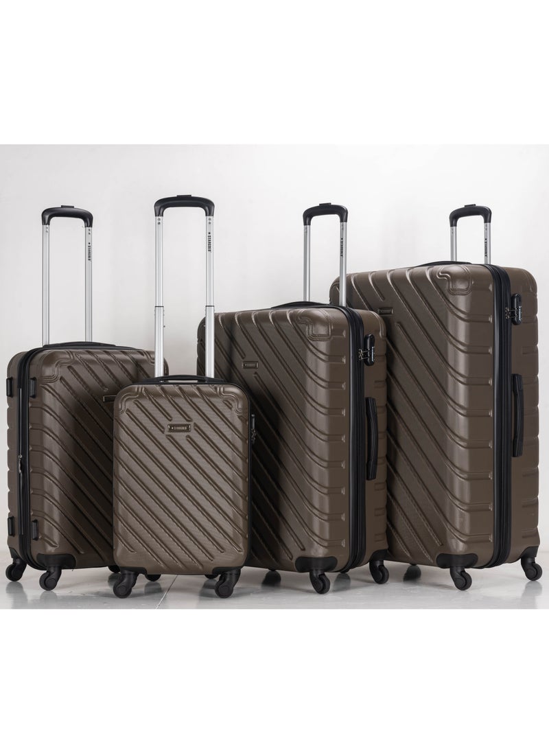 Suitcase Set of 4PCS ABS Hardside Travel Luggage Bag