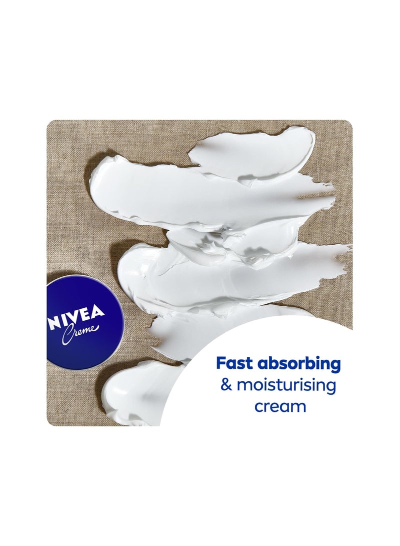 NIVEA Moisturising Cream, Universal All Pourpose Moisturizer for Face Body Hands, Tin 400ml