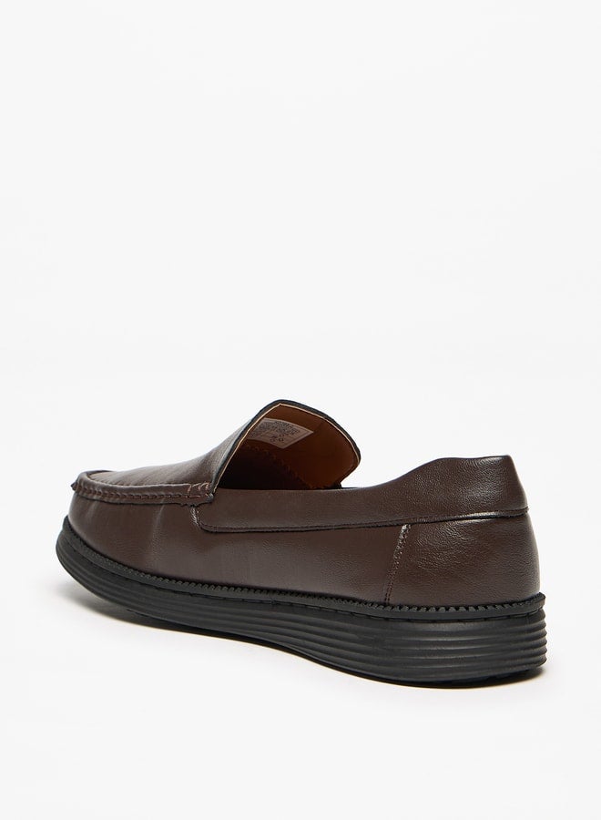 Solid Slip-On Loafers