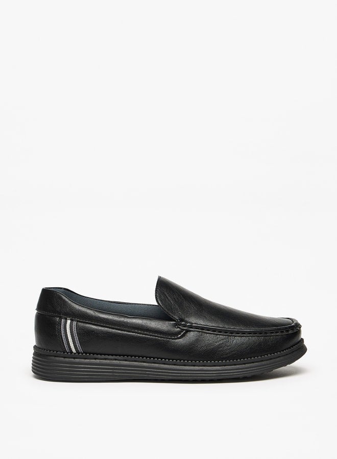 Solid Slip-On Loafers