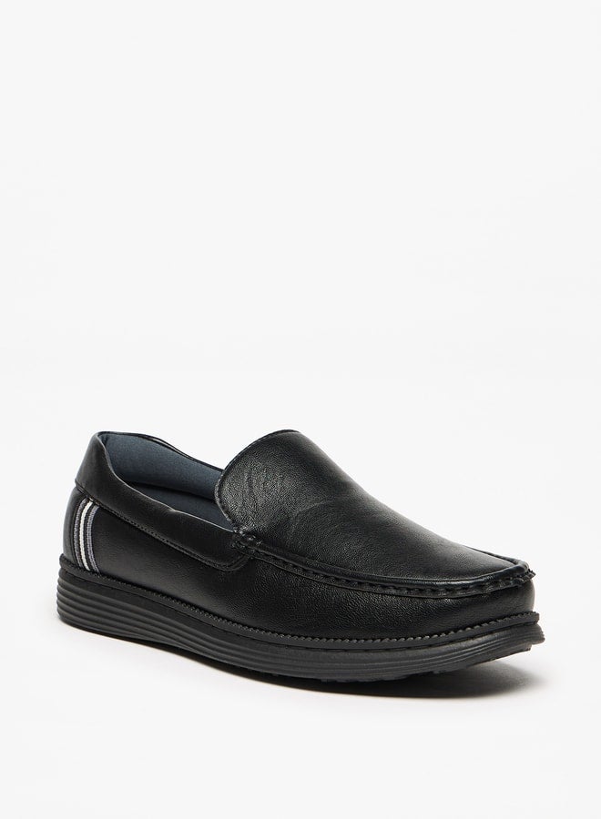 Solid Slip-On Loafers