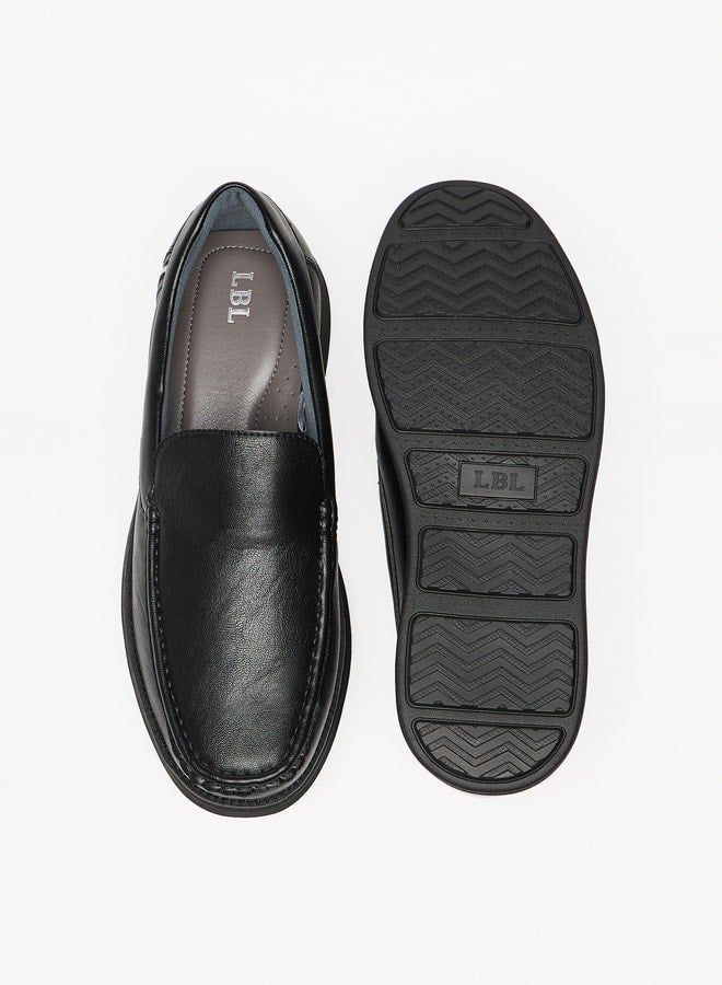 Solid Slip-On Loafers