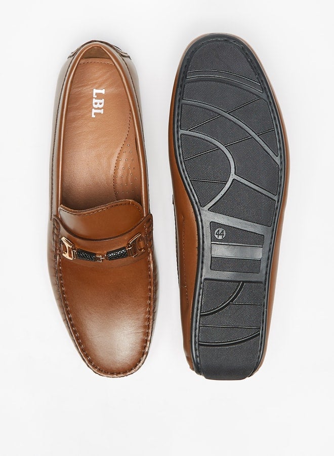 LBL By Shoexpress Solid Slip On Moccasins