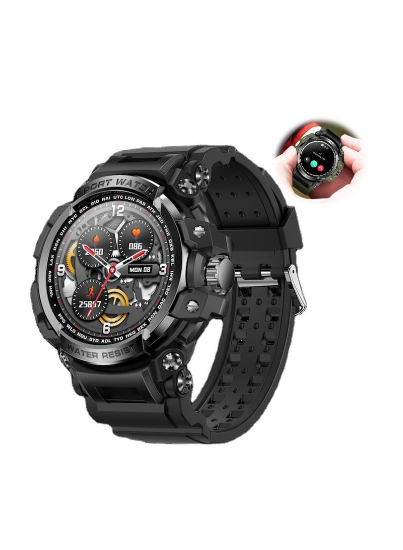 Smartwatch, Indestructible IP68 Waterproof Tactical Watch, 1.32