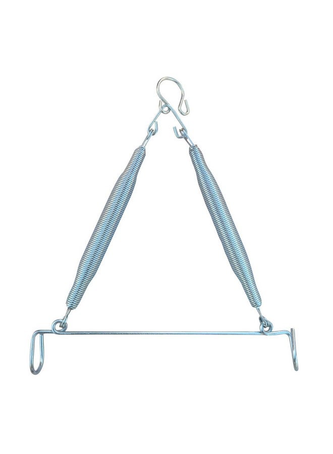 Spring For Baby Cradle Spring For Swinginfant Jhula Swing Stainless Steel Spring Set Trianglespring For Hanging Craldethottil Kambi Hookjhoolapalna (White) 2.36X11.02X1.97 Inch