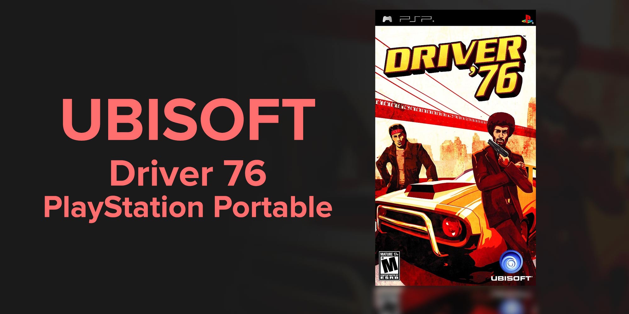 Driver 76 - Racing - PlayStation Portable (PSP)