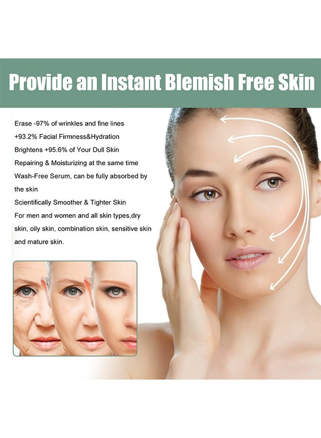 Collagen Boost Hyaluronic Acid -97% Erase Deep Wrinkles And Dark Spots Anti-Aging Daily Serum Thinning Fine Lines