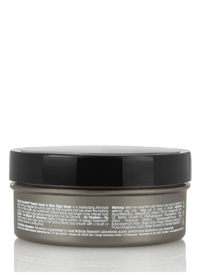 Natural Honey & Shea Edge Tamer Hair Gel Clear 2.3 Oz