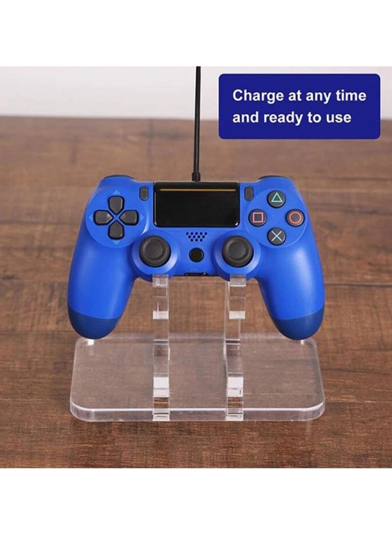 Game Controller Holder,Transparent Acrylic Universal Controller Stand for PS4, PS5, Xbox, Switch Consoles - Gaming Controller Holder for Storage, Organization & Display- 2 Pack