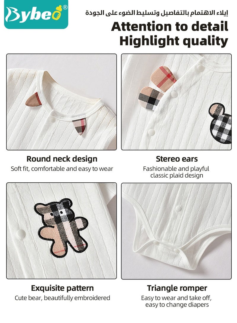 18PCS Newborn Baby Gifts Set, Newborn Layette Gift Set, Baby Clothes Accessories, Infant Essential Set with Beautifully Suitcase for Boys and Girls, Premium Cotton, for Spring Summer Autumn Winter
