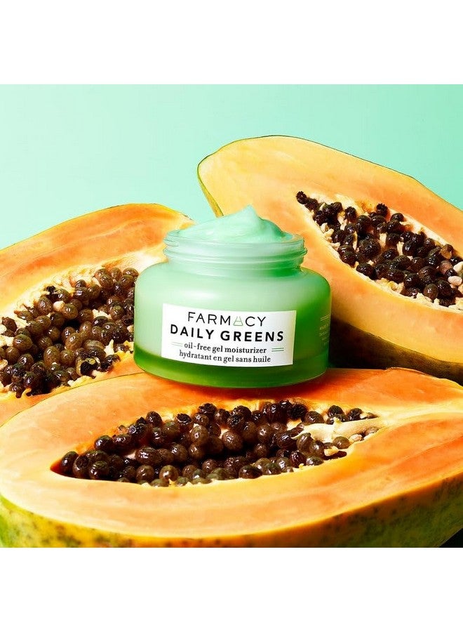 Daily Greens Oil Free Gel Face Moisturizer Daily Facial Moisturizing Cream With Hyaluronic Acid New Fragrancefree Formula