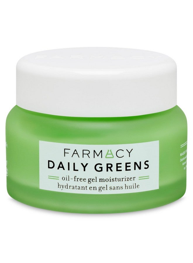 Daily Greens Oil Free Gel Face Moisturizer Daily Facial Moisturizing Cream With Hyaluronic Acid New Fragrancefree Formula