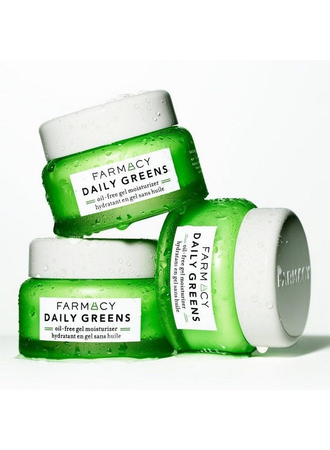 Daily Greens Oil Free Gel Face Moisturizer Daily Facial Moisturizing Cream With Hyaluronic Acid New Fragrancefree Formula