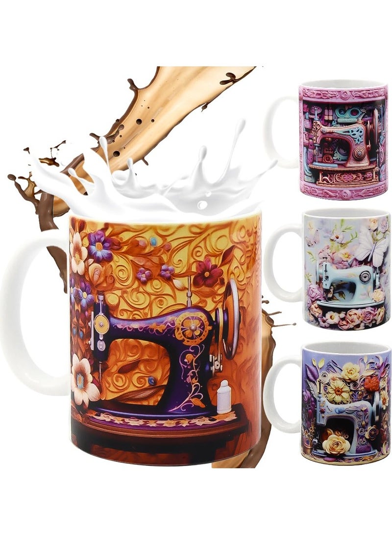 Funny Mug - 11oz Sewing Mug Coffee Mug Cup Ceramic Water Botter, Multi-Purpose Sewing Coffee Mug Suitable for Indoor Office Home Travel Party