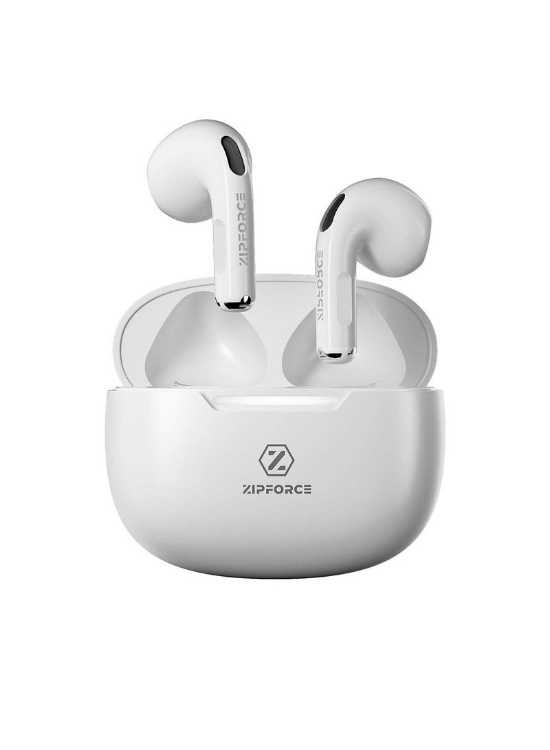 ZIPFORCE True Wireless Earbuds, in-Ear Bluetooth 5.3 Headphones, Bluetooth Earbuds Touch Control 30 Playtime, IPX5 Waterproof TWS, Light-Weight Earphones