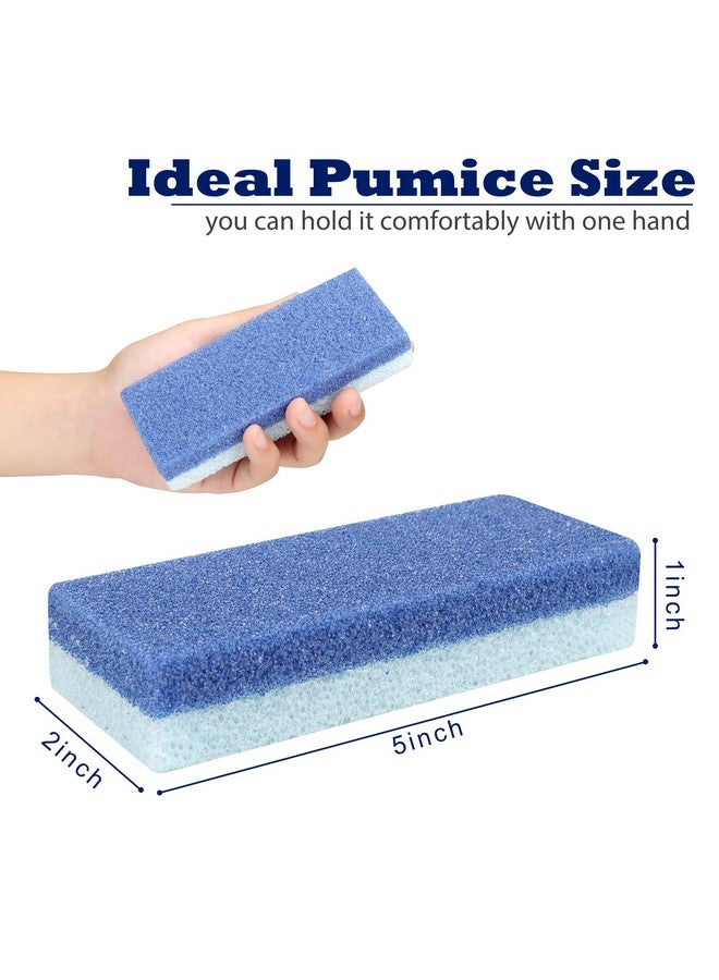 6 Pack Foot Pumice Stone For Feet Callus Remover Ewagoa Pedicure Tools For Feet Foot Exfoliator And Foot Scrubber Dead Skin Remover Cracked Heel Repair (6Blue)