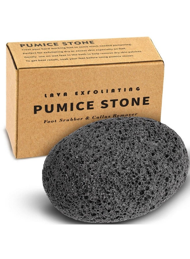 Natural Pumice Stone For Feet Lava Foot Exfoliator Scrubber Pedicure Tools Dead Skin Corn Callus Remover For Feet And Hands 1 Count