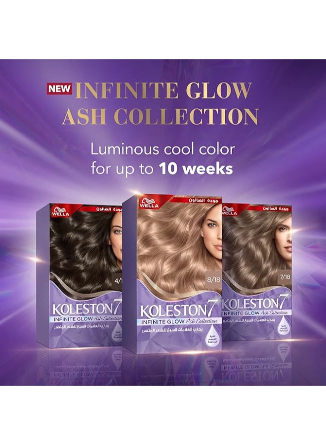 Supreme Hair Color Infinite Glow Ash 8/18 Glowing Light Pearl Blonde