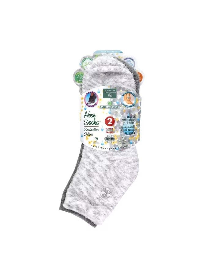 Aloe Moisture Aloe Socks 2 Pairs